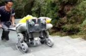 山东牛人发明登山神车，运货上山帮了大忙，真是个设计天才！(8.3分娱乐片)